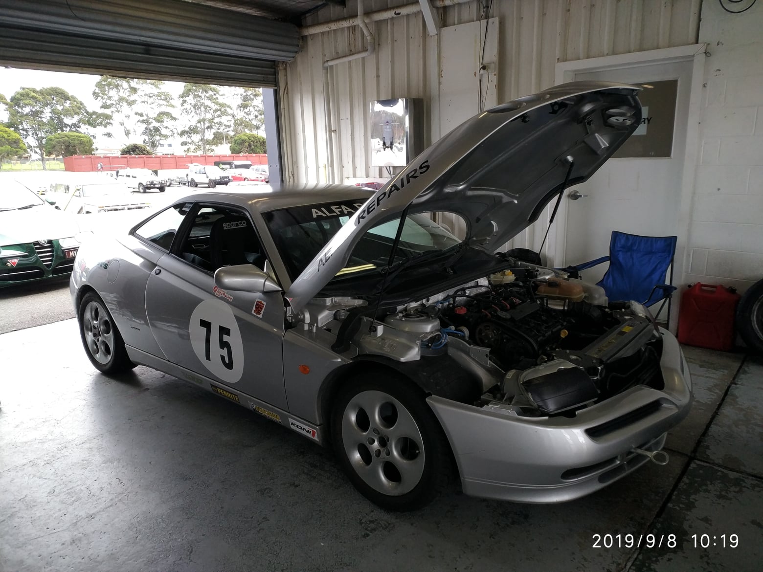 Hugh Harrison - Car 75 - Monza Motors Alfpa Repairs